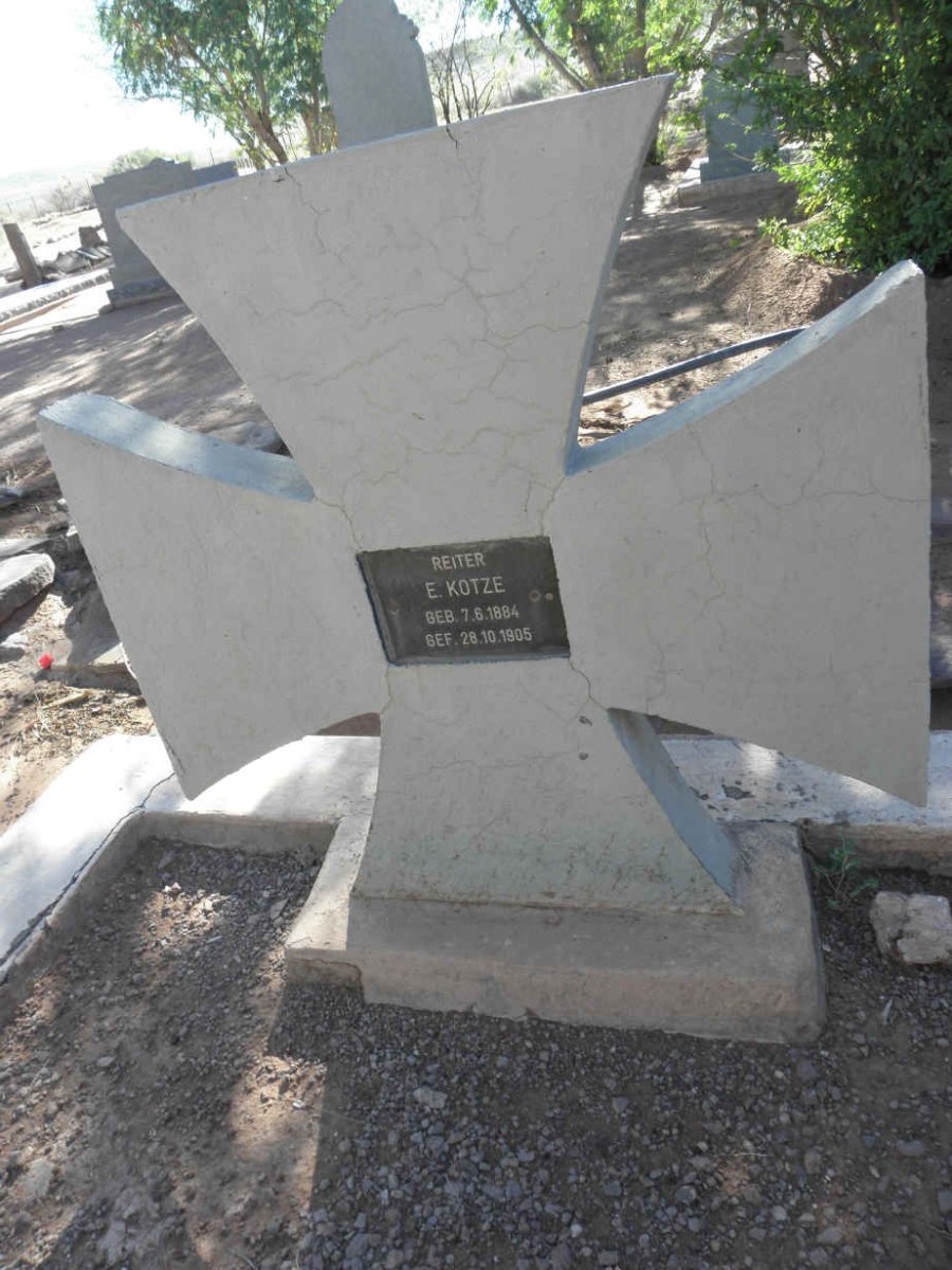 KOTZE E. 1884-1905