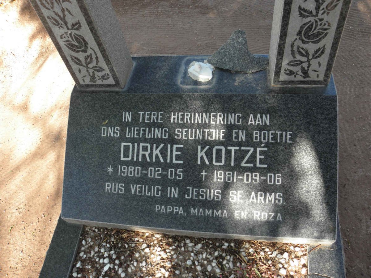 KOTZE Dirkie 1980-1981