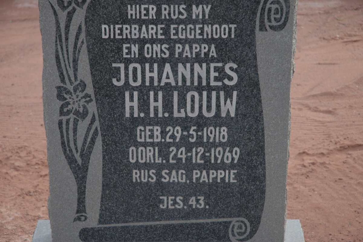 LOUW Johannes H.H. 1918-1969