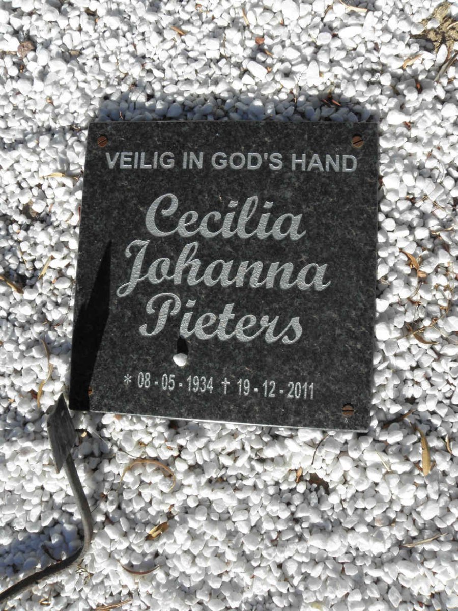 PIETERS Cecilia Johanna 1934-2011