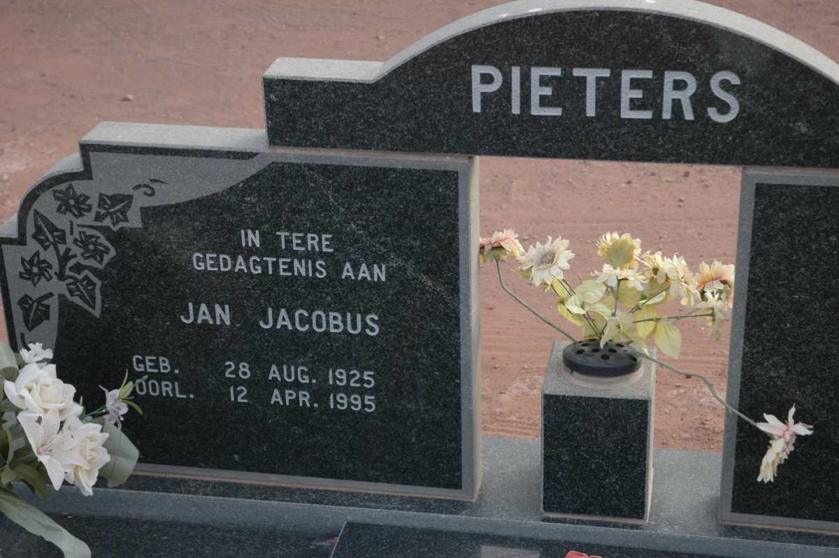 PIETERS Jan Jacobus 1925-1995