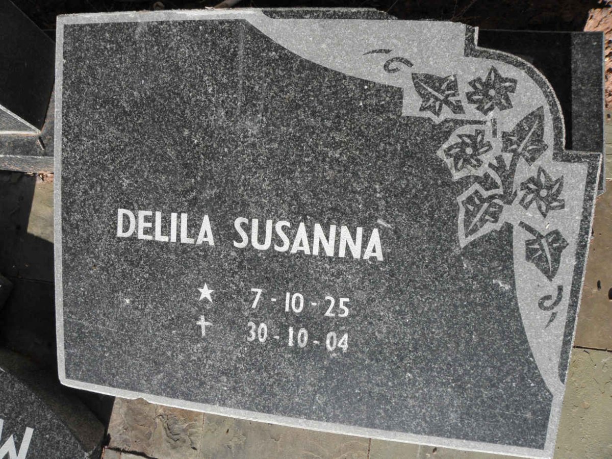 ROSSOUW Delila Susanna 1925-2004