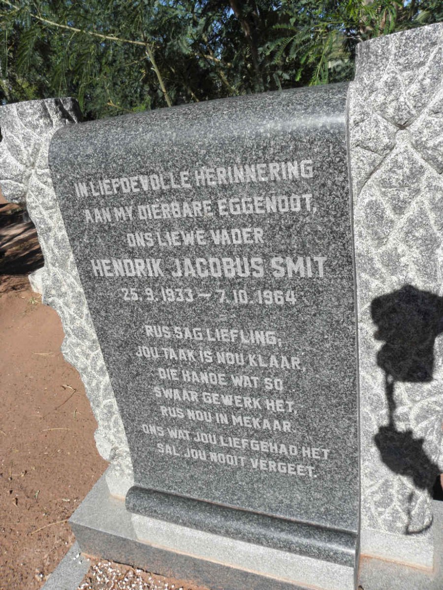 SMIT Hendrik Jacobus 1933-1964