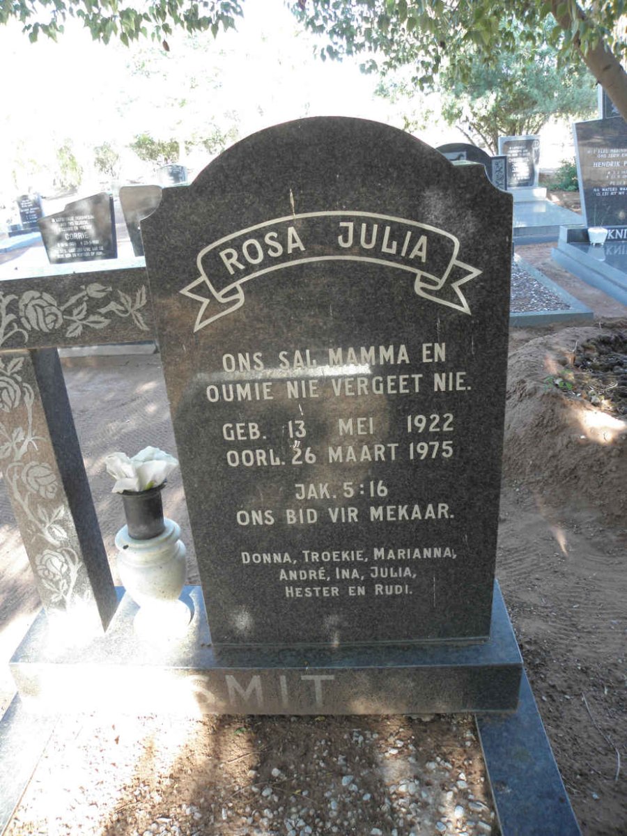 SMIT Rosa Julia 1922-1975