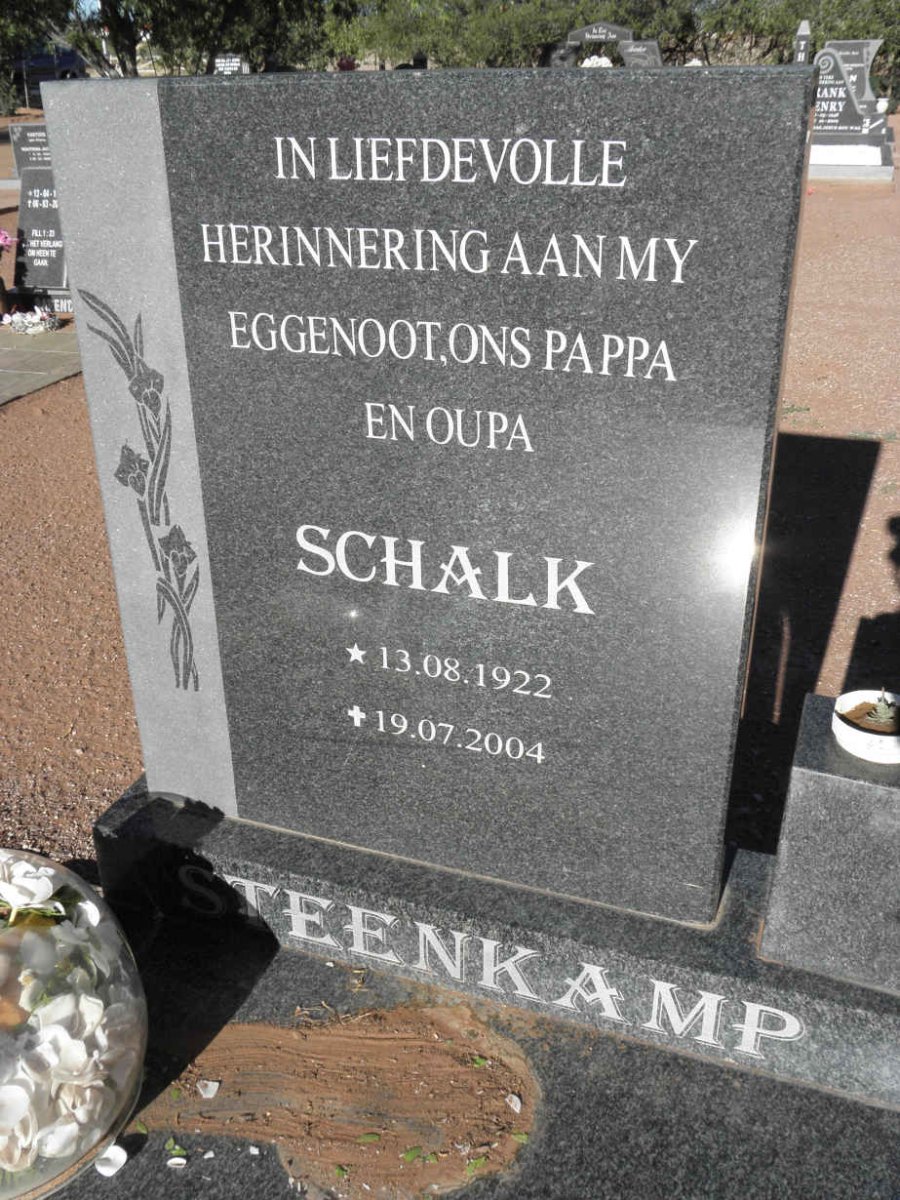 STEENKAMP Schalk 1922-2004