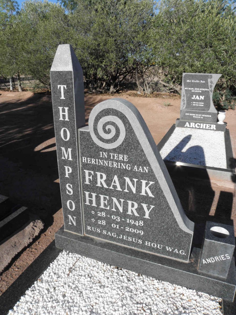 THOMPSON Frank Henry 1948-2009