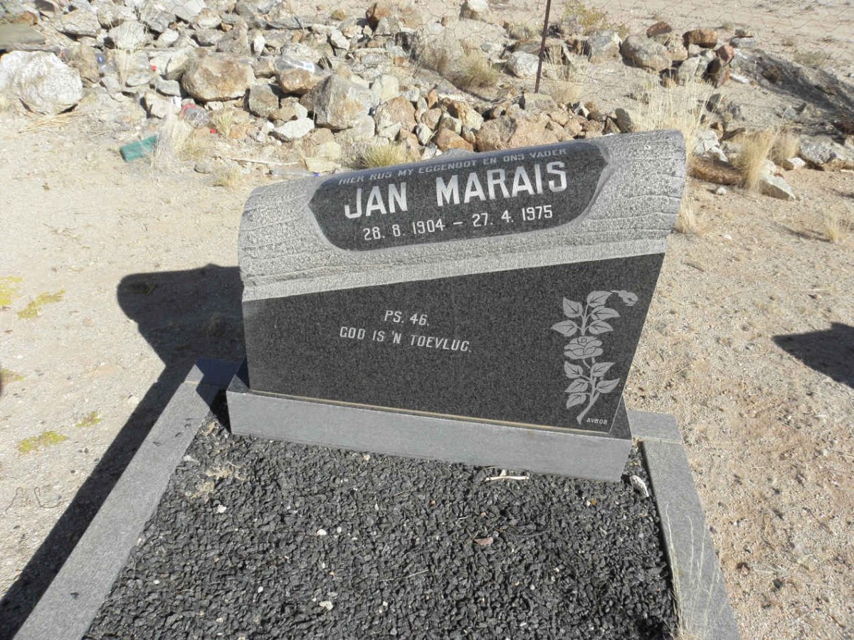 MARAIS Jan 1904-1975