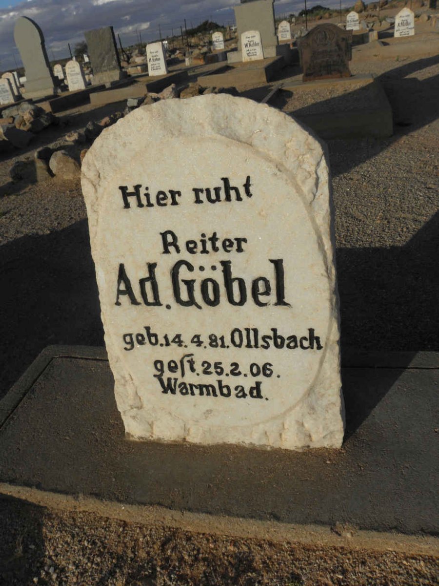 GÖBEL Ad. 1881-1906