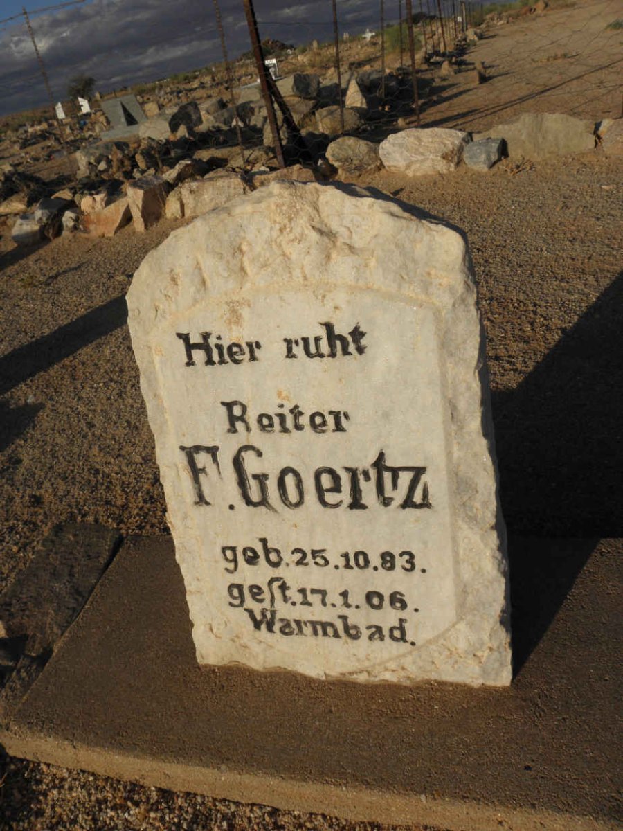 GOERTZ F. 1883-1906