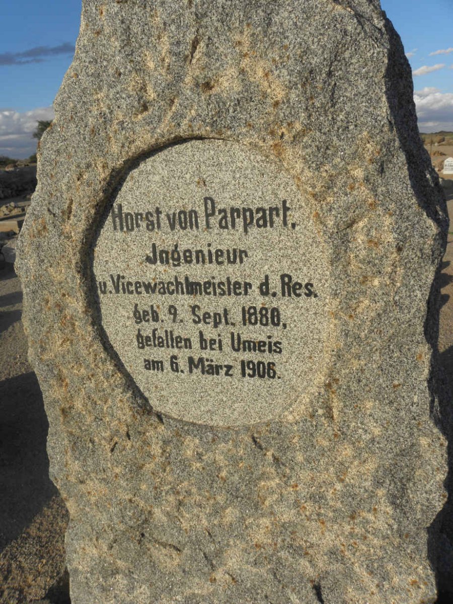 PARPART Horst, von 1880-1906