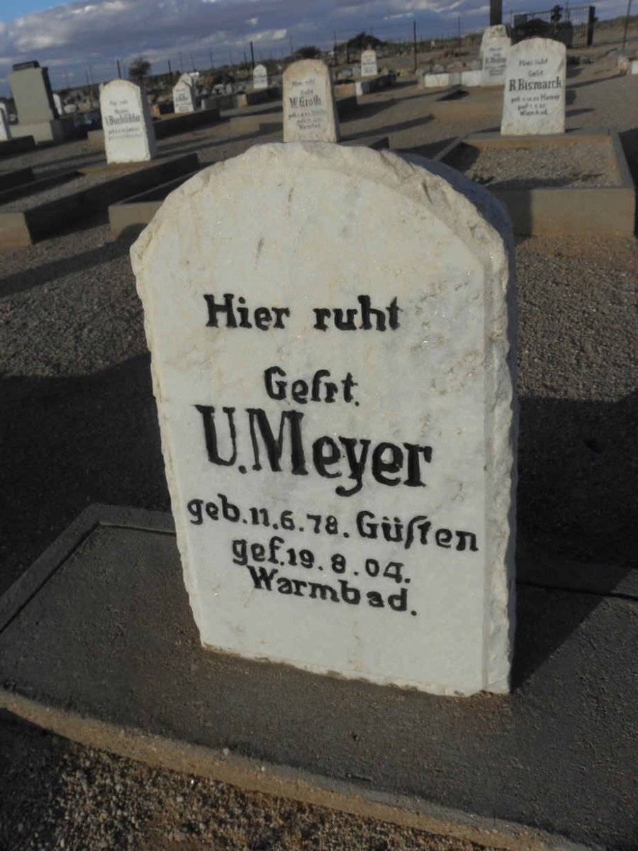 MEYER U. 1878-1904