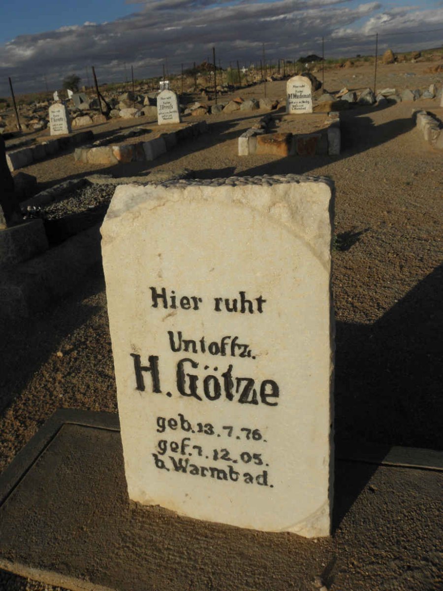 GÖTZE H. 1876-1905