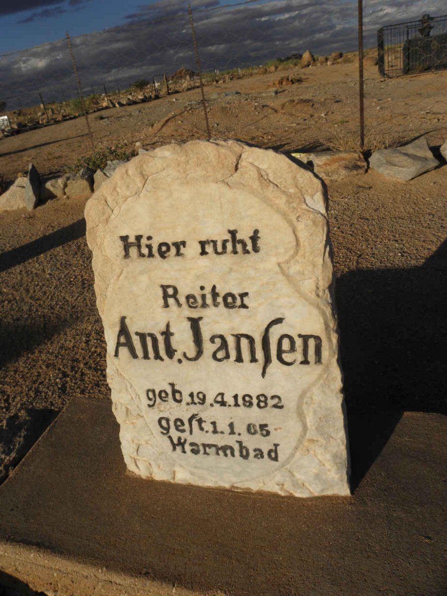 JANSEN Ant. 1882-1905
