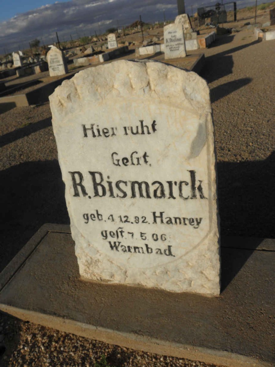 BISMARCK R. 1882-1906