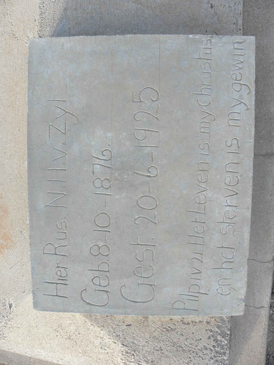 ZYL N.H., van 1876-1925