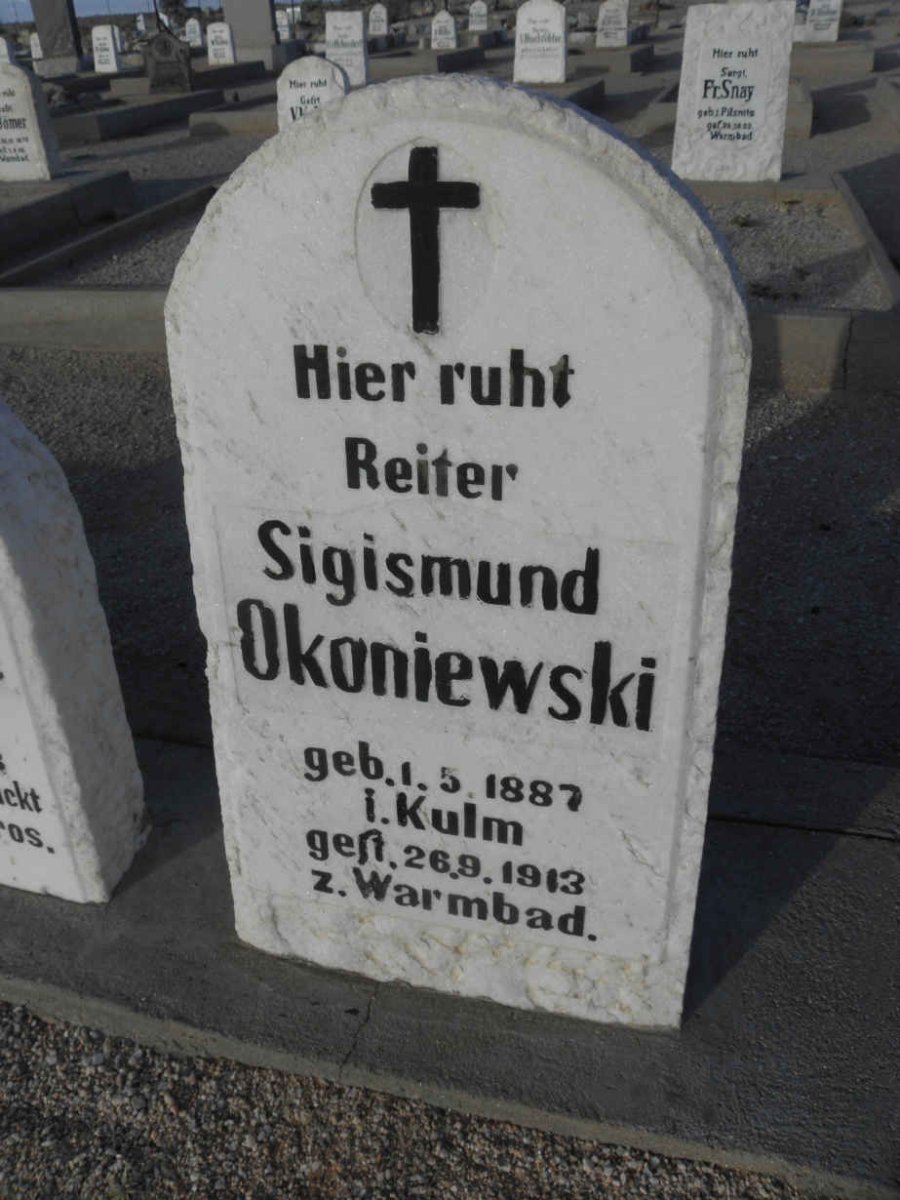 OKONIEWSKI Sigismund 1887-1913