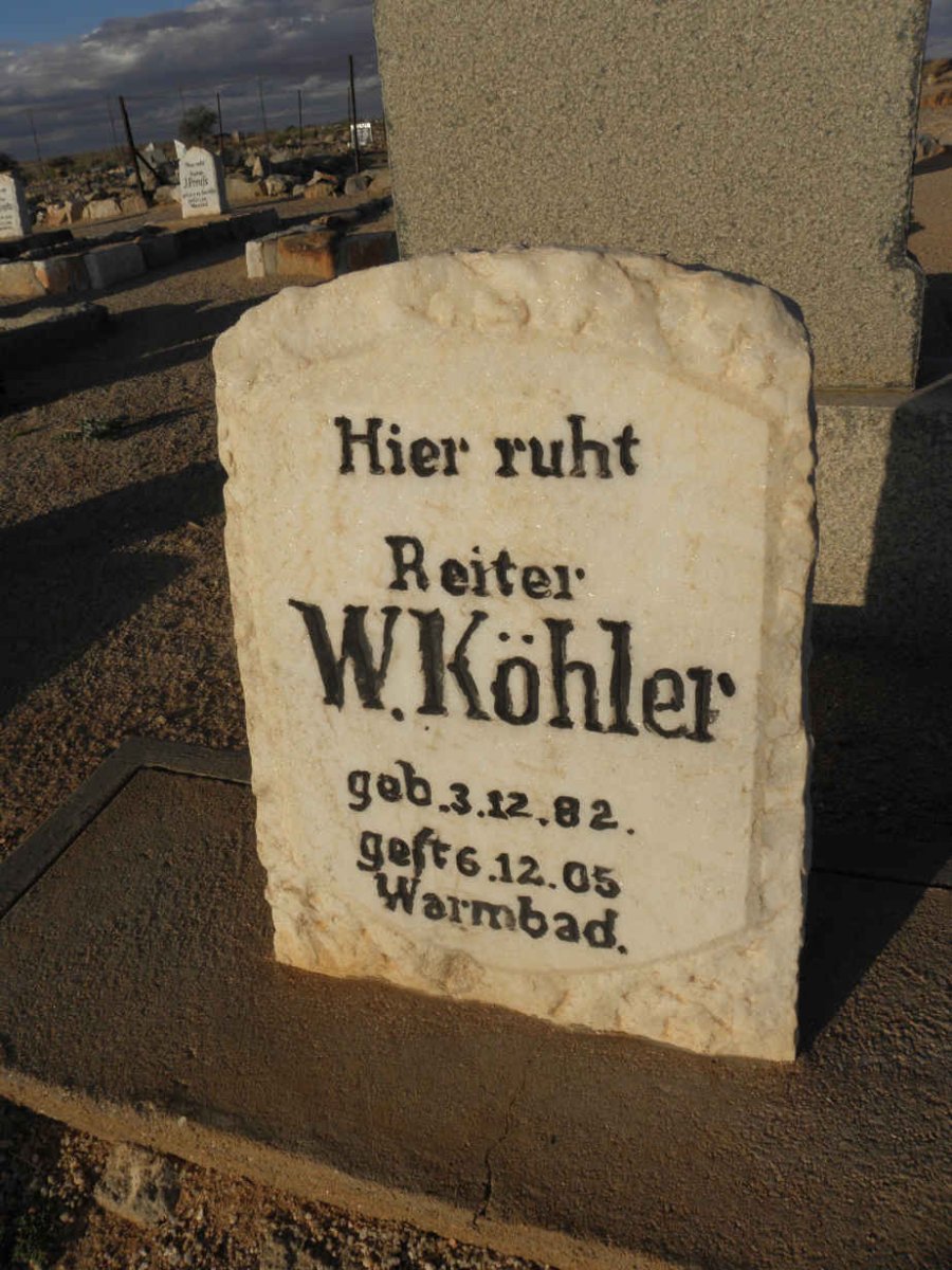 KÖHLER W. 1882-1905