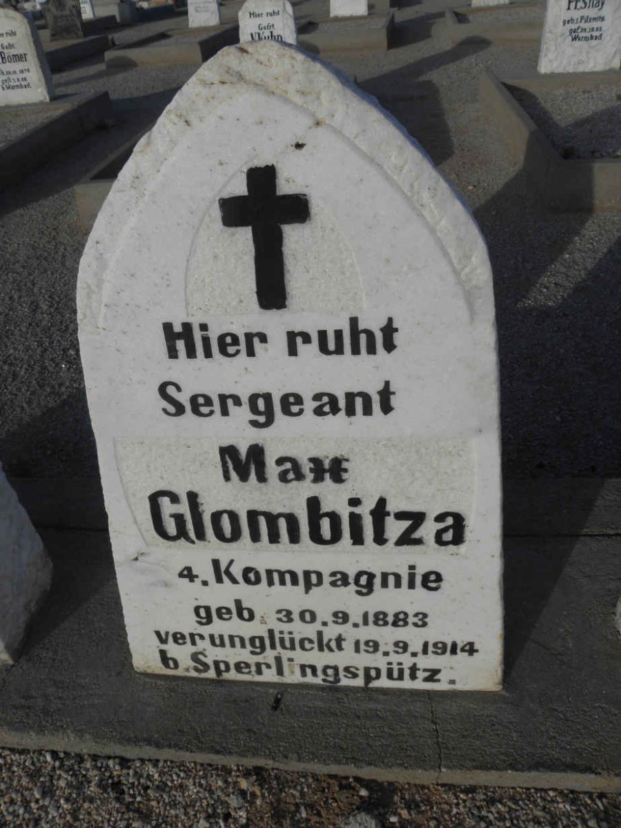 GLOMBITZA Max 1883-1914