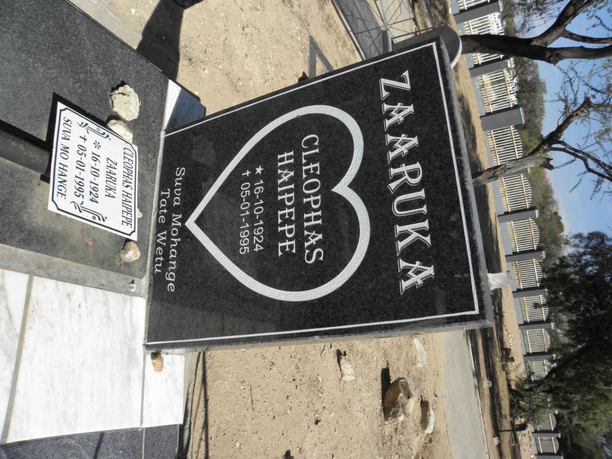 ZAARUKA Cleophas Haipepe 1924-1995