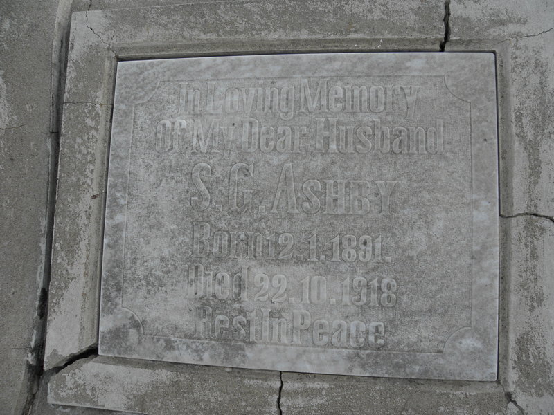 ASHBY S.G. 1891-1918