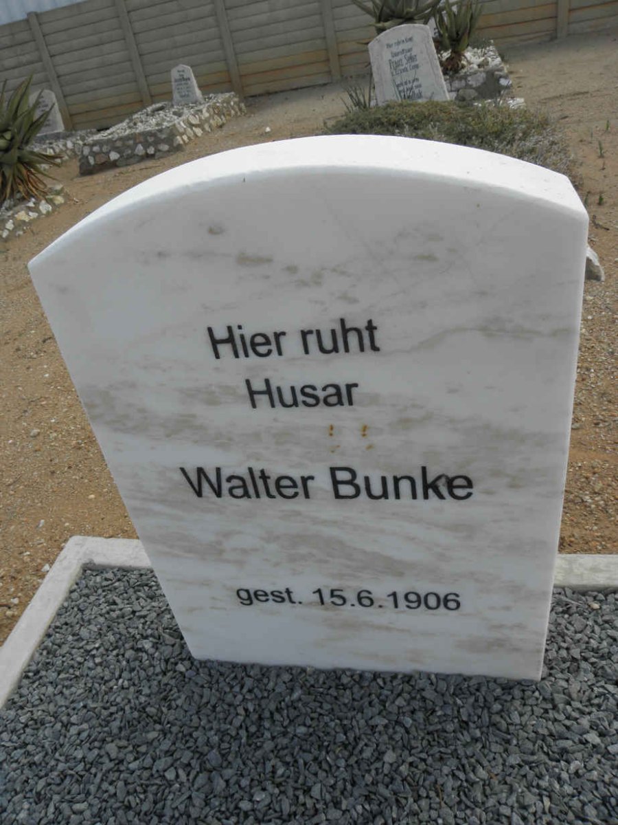 BUNKE Walter -1906