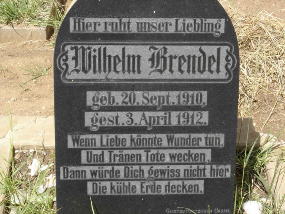 BRENDEL Wilhelm 1910-1912