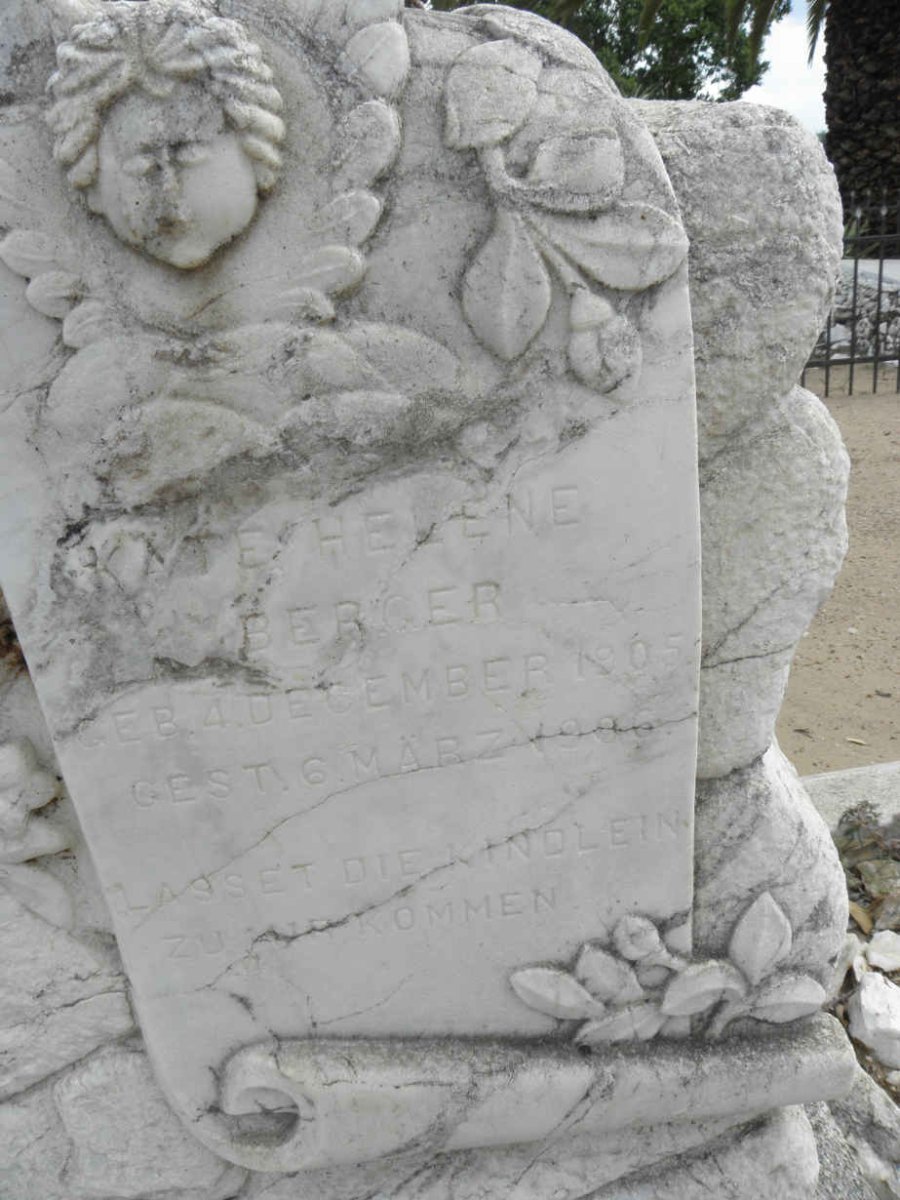 BERGER Käte Helene 1905-1906
