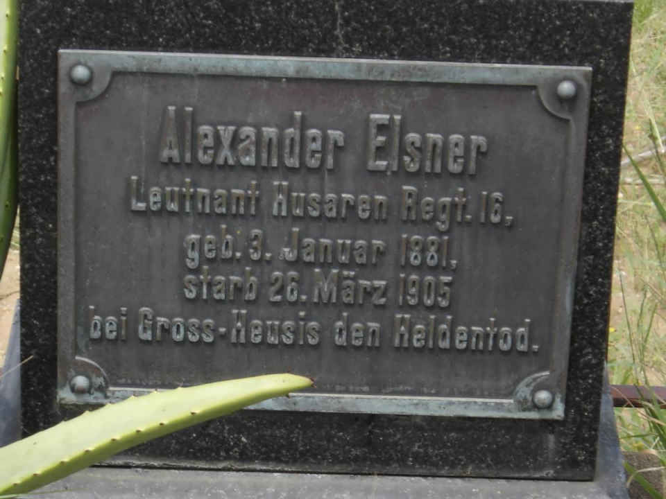 ELSNER Alexander 1881-1905