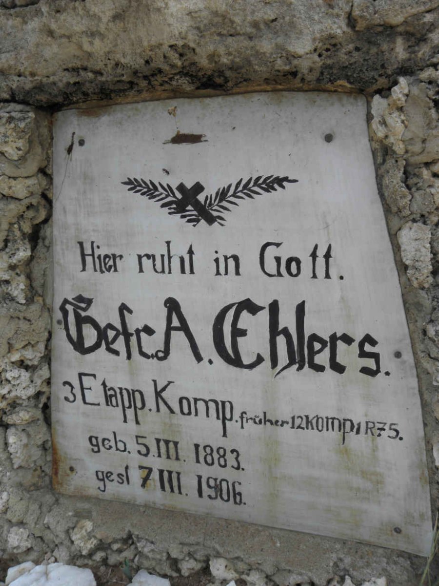 EHLERS A. 1883-1906