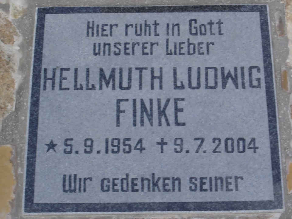 FINKE Hellmuth Ludwig 1954-2004