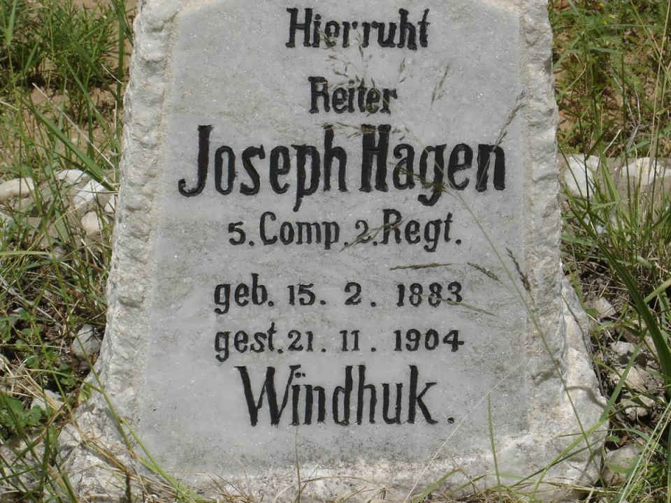 HAGEN Joseph 1883-1904