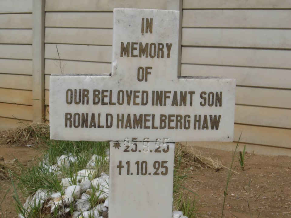 HAW Ronald Hamelberg 1925-1925