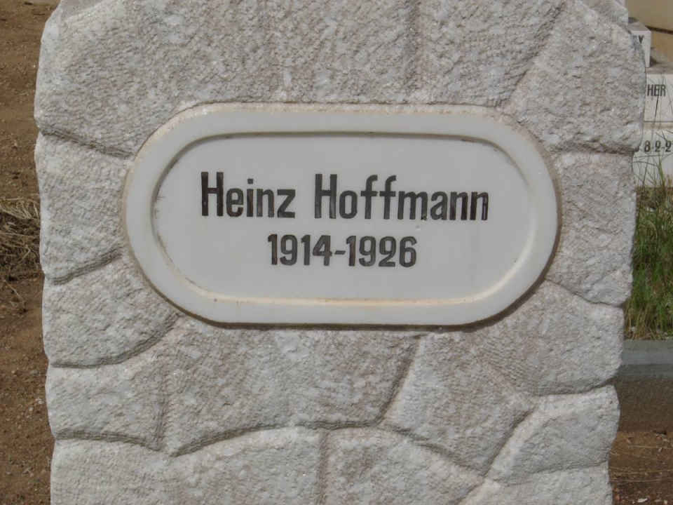HOFFMANN Heinz 1914-1926