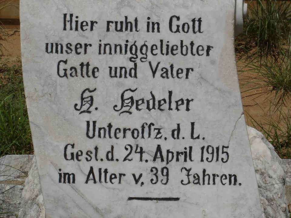 HEDELER H. -1915