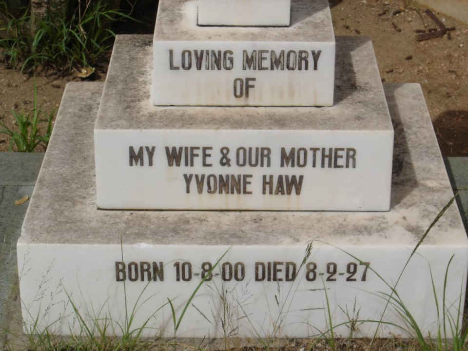 HAW Yvonne 1900-1927