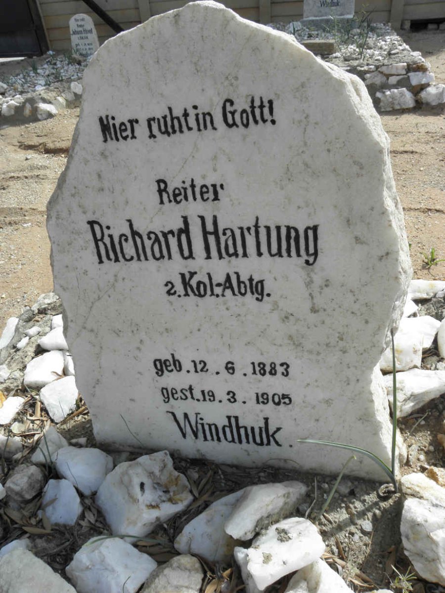 HARTUNG Richard 1883-1905