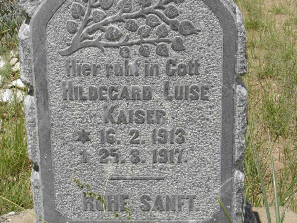 KAISER Hildegard Luise 1913-1917