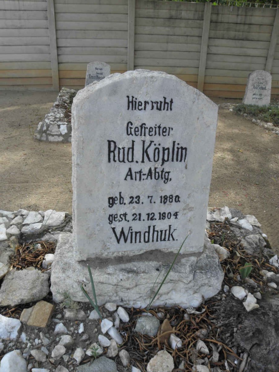 KÖPLIN Rud. 1880-1904