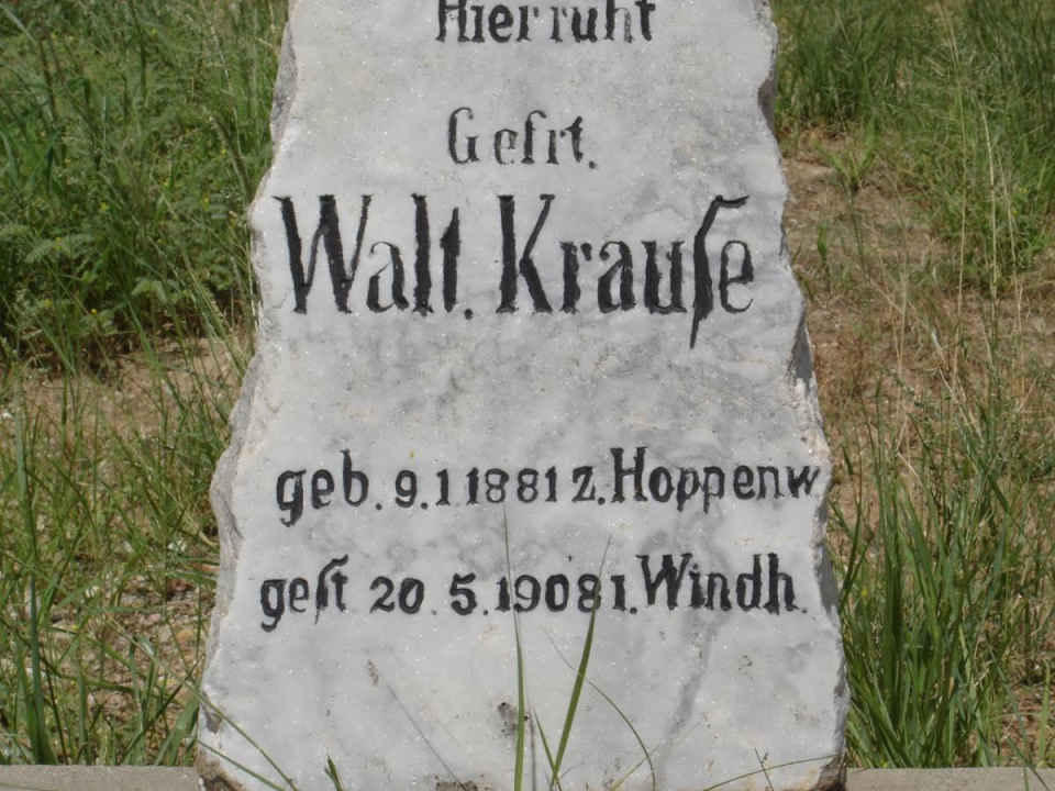 KRAUSE Walter 1881-1908