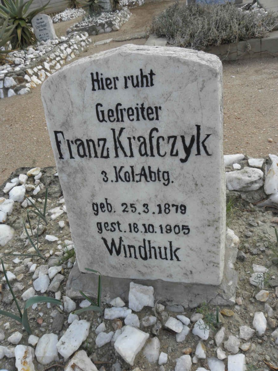 KRAFCZYK Franz 1879-1905