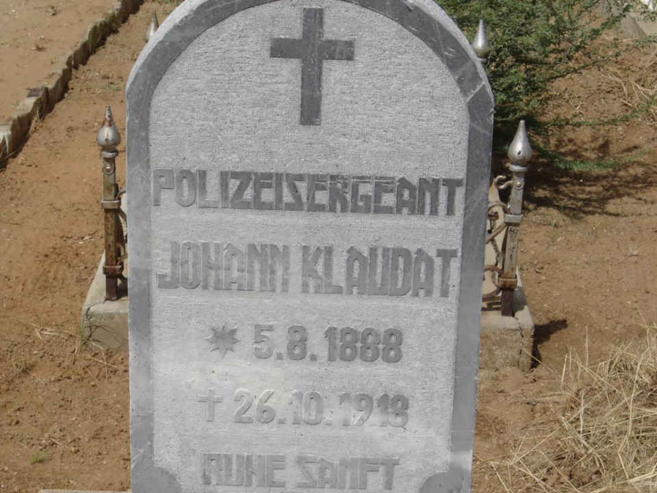 KLAUDAT Johann 1888-1918