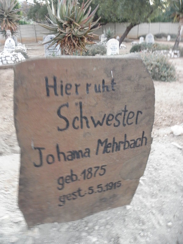 MEHRBACH Johanna 1875-1915
