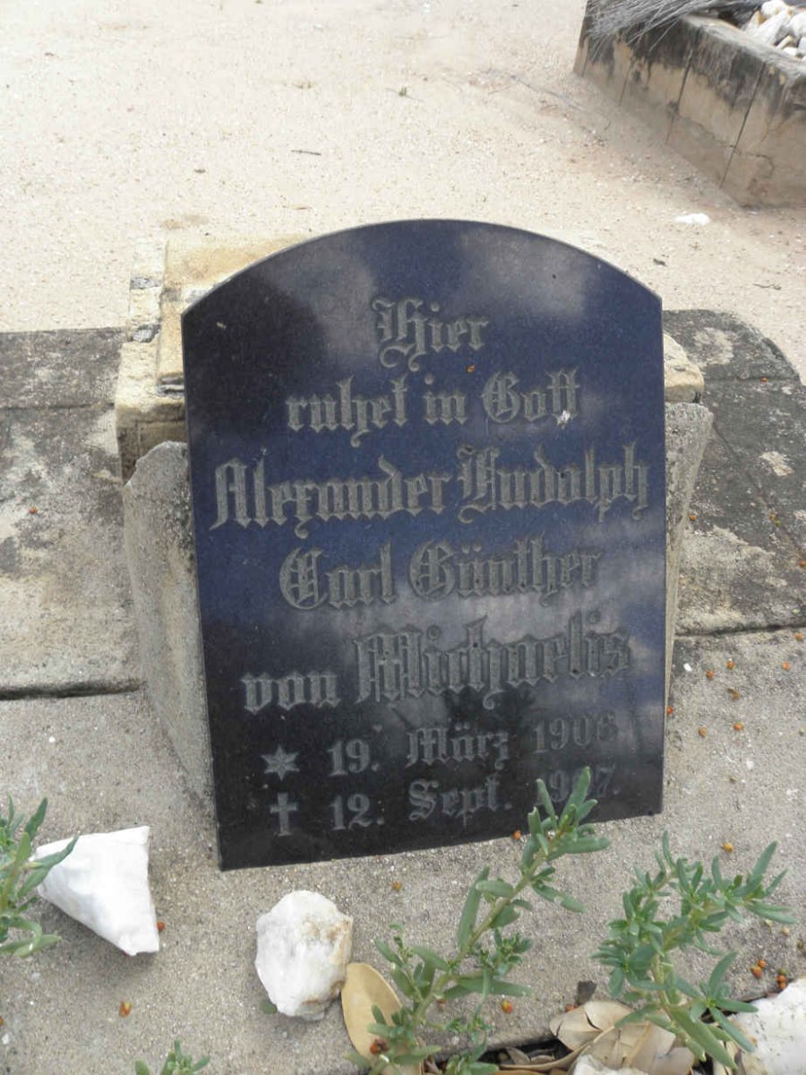 MICHAELIS Alexander Rudolph Carl Günther, von 1906-1907