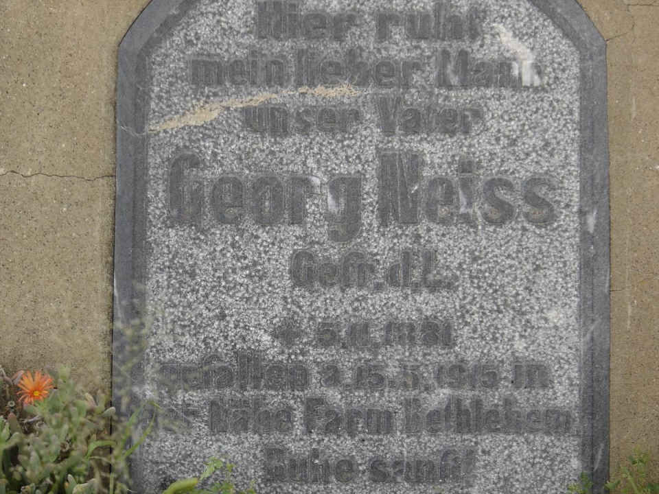 NEISS Georg 1881-1915