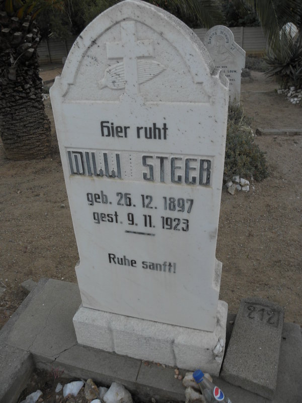 STEEB Willi 1897-1923