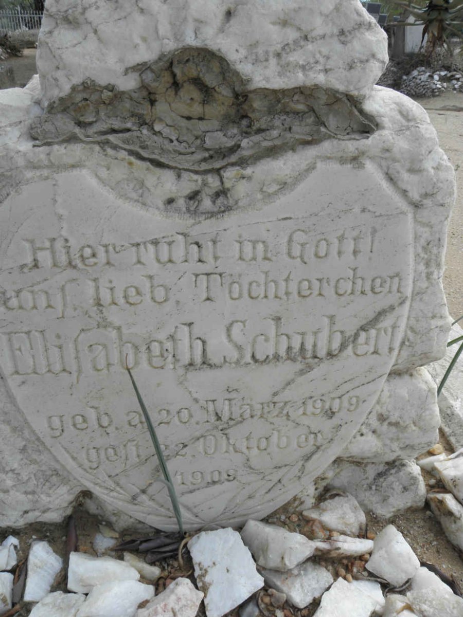 SCHUBERT Elisabeth 1909-1909