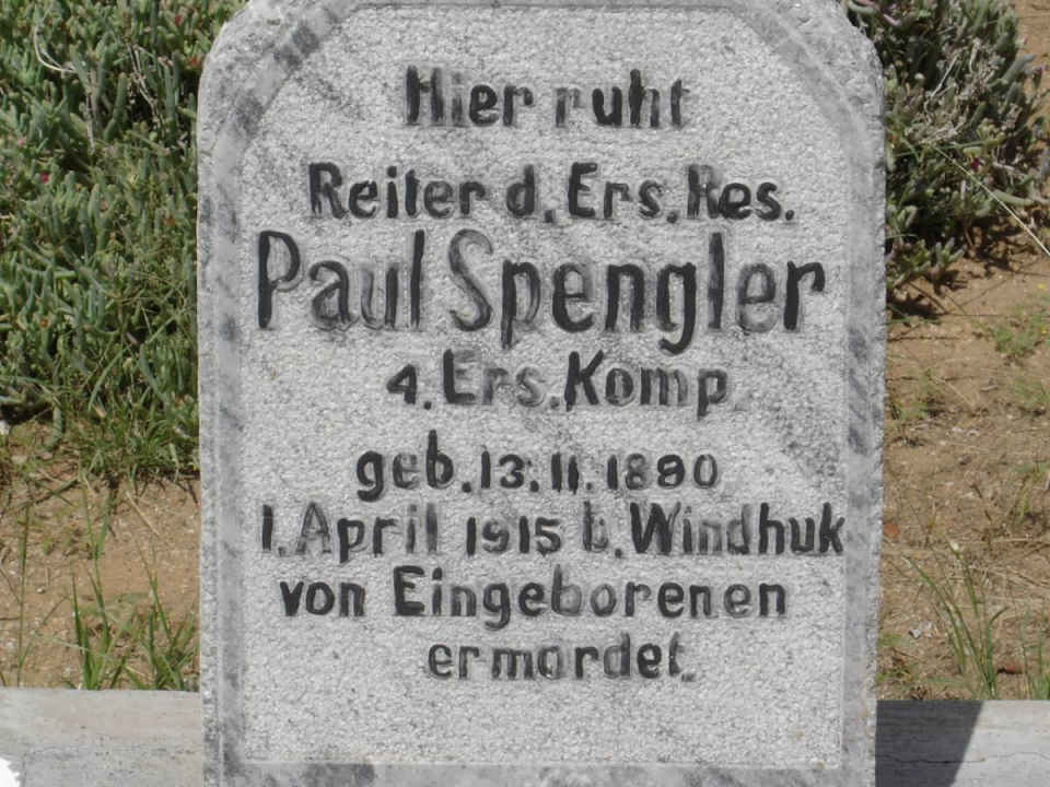 SPENGLER Paul 1880-1915
