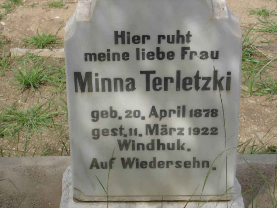 TERLETZKI Minna 1878-1922