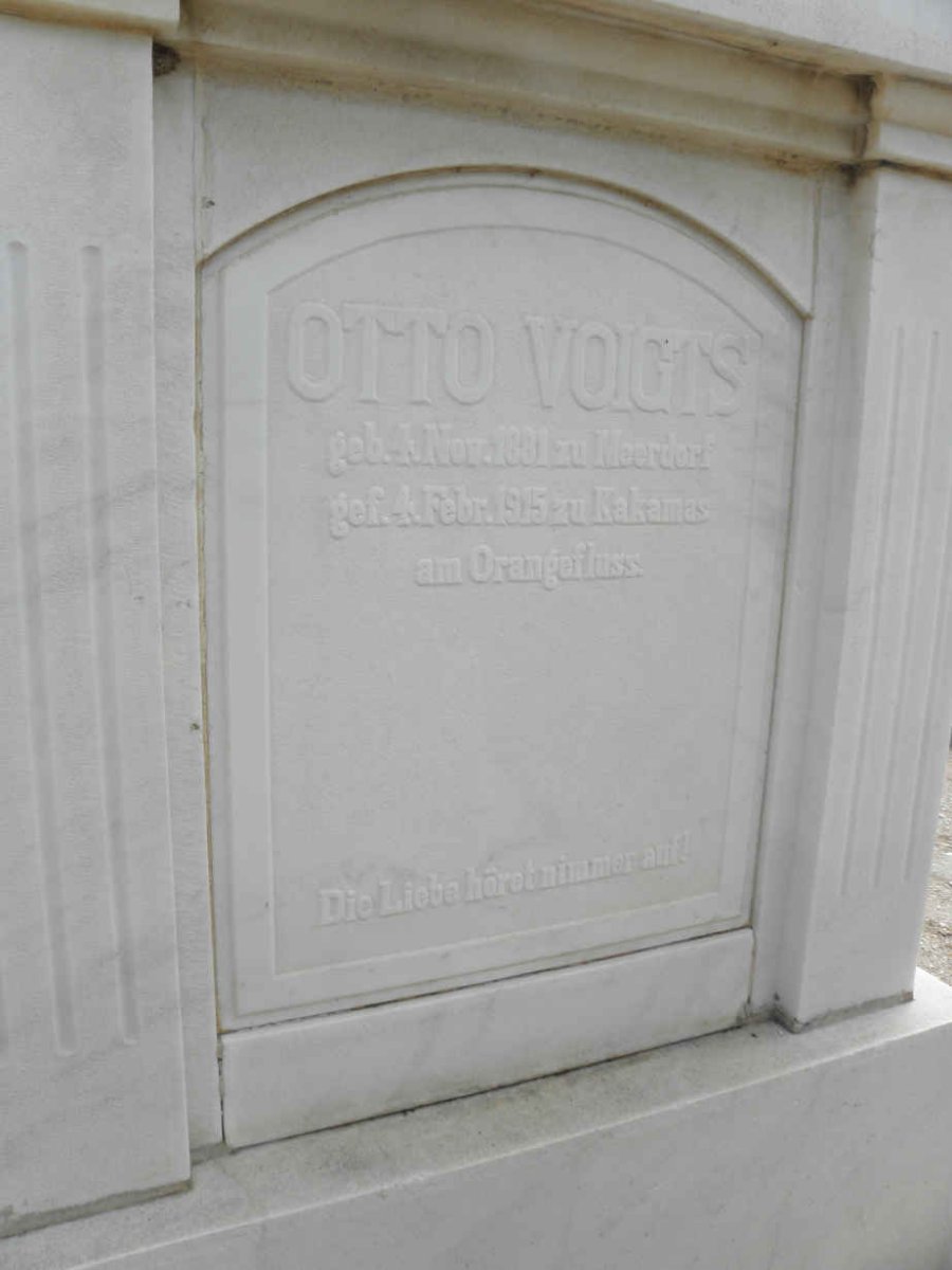 VOGTS Otto 1881-1915