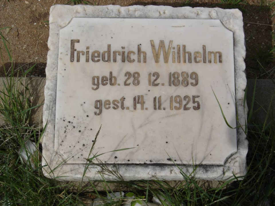 WILHELM Friedrich 1889-1925